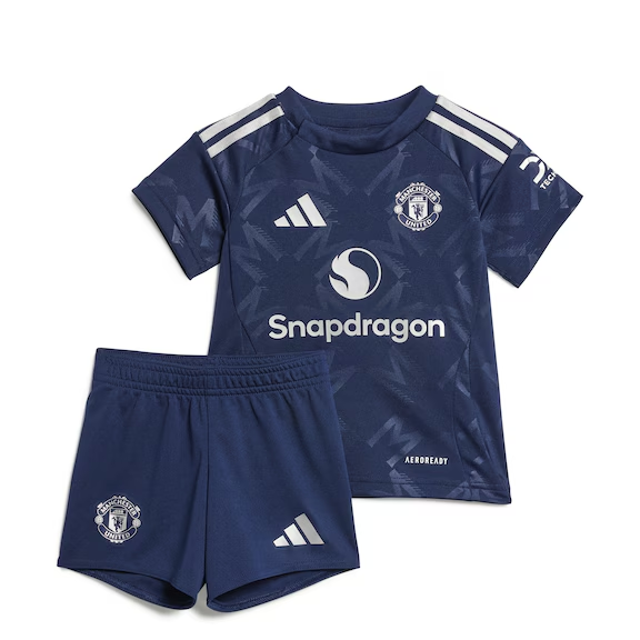 Manchester United 24-25 Away Baby-Kit With Custom Printing_01 Kollektion – Exklusive Manchester United FC Trikots und Fanartikel