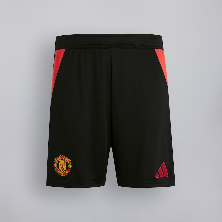 Manchester United 2425 Home Shorts Schwarz_01 Kollektion – Exklusive Manchester United FC Trikots und Fanartikel