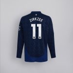manchester united 2425 langarm-away-trikot – 11 joshua orobosa zirkzee Kollektion – Exklusive Manchester United FC Trikots und Fanartikel