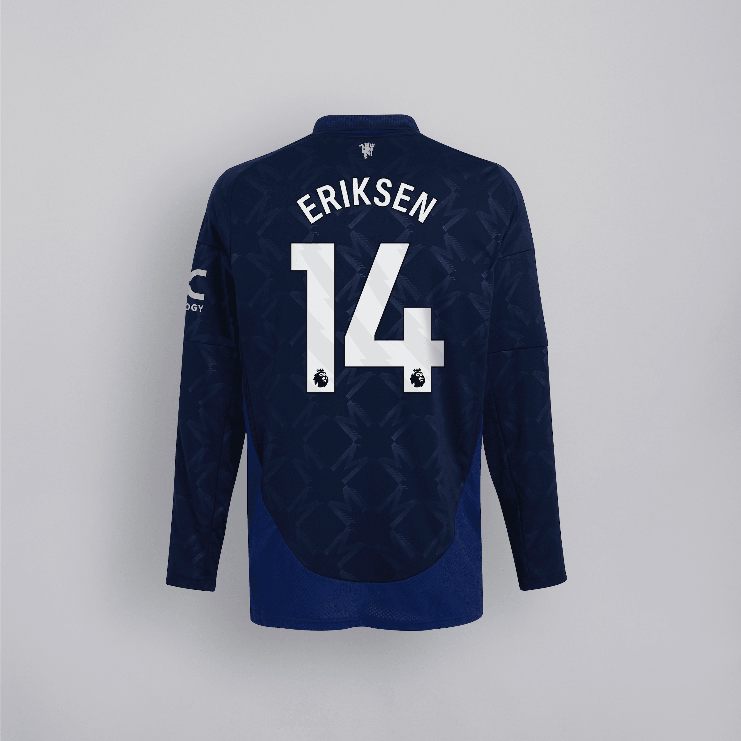 manchester united 2425 langarm-away-trikot – 14 christian eriksen Kollektion – Exklusive Manchester United FC Trikots und Fanartikel