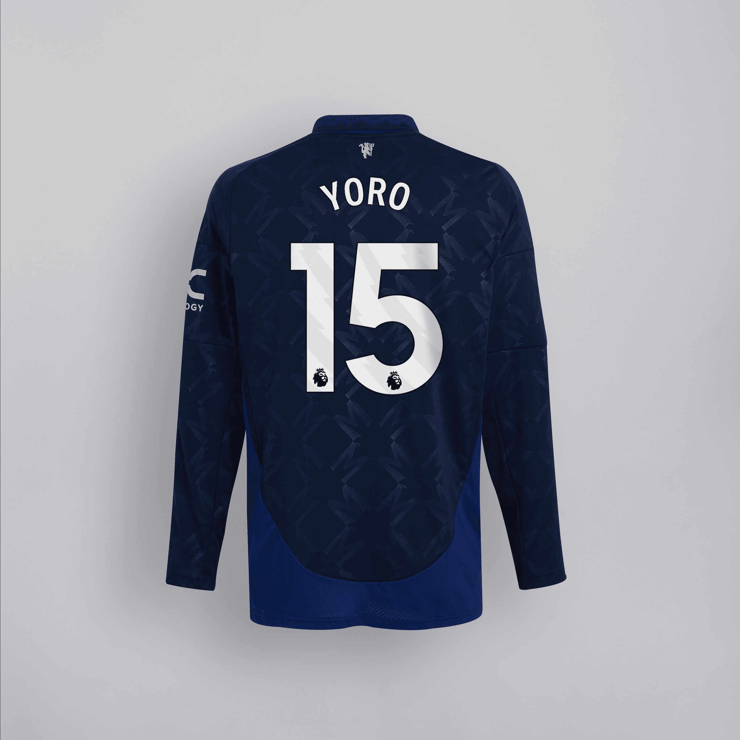 manchester united 2425 langarm-away-trikot – 15 leny yoro Kollektion – Exklusive Manchester United FC Trikots und Fanartikel