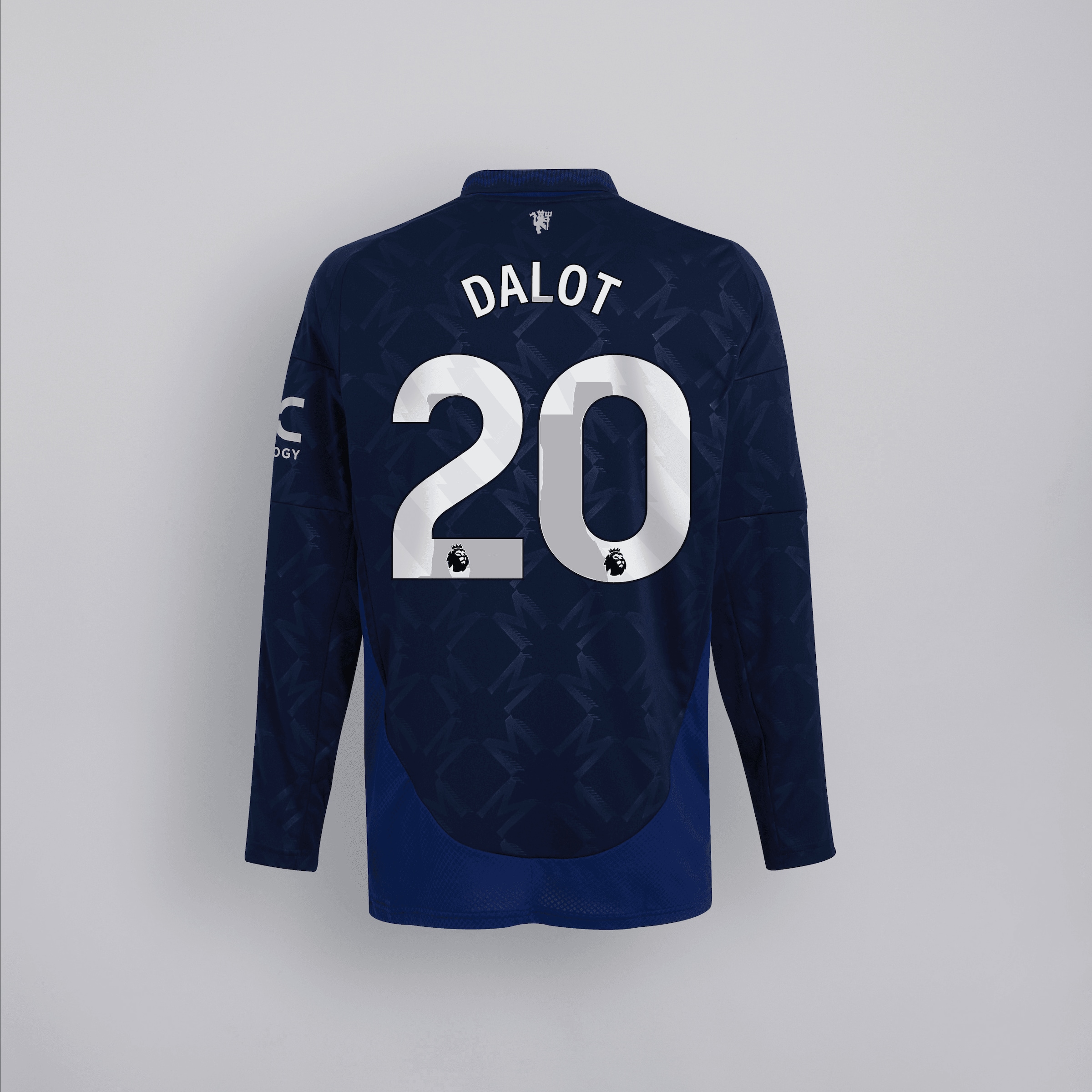 manchester united 2425 langarm-away-trikot – 20 diogo dalot Kollektion – Exklusive Manchester United FC Trikots und Fanartikel