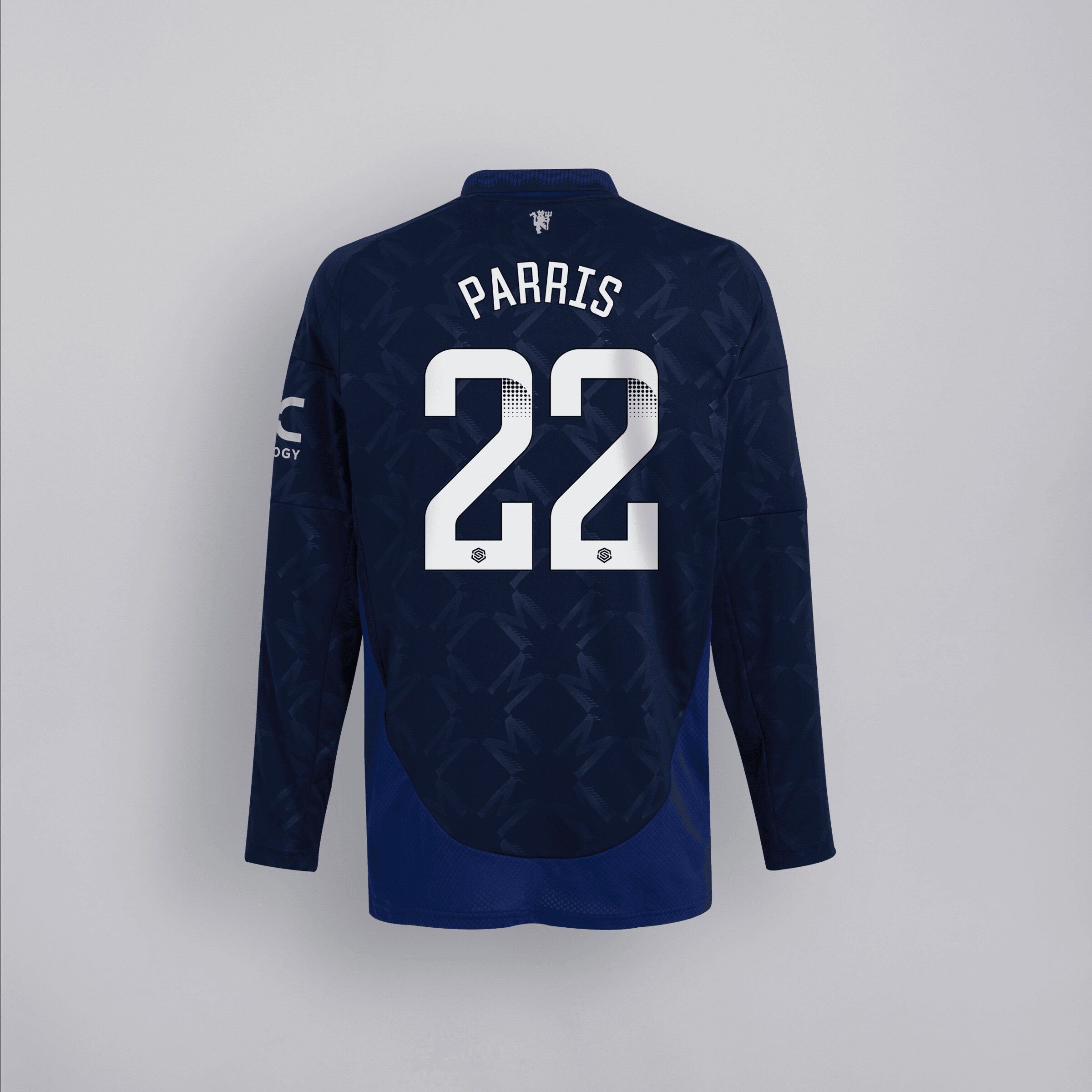 manchester united 2425 langarm-away-trikot – 22 nikita parris Kollektion – Exklusive Manchester United FC Trikots und Fanartikel