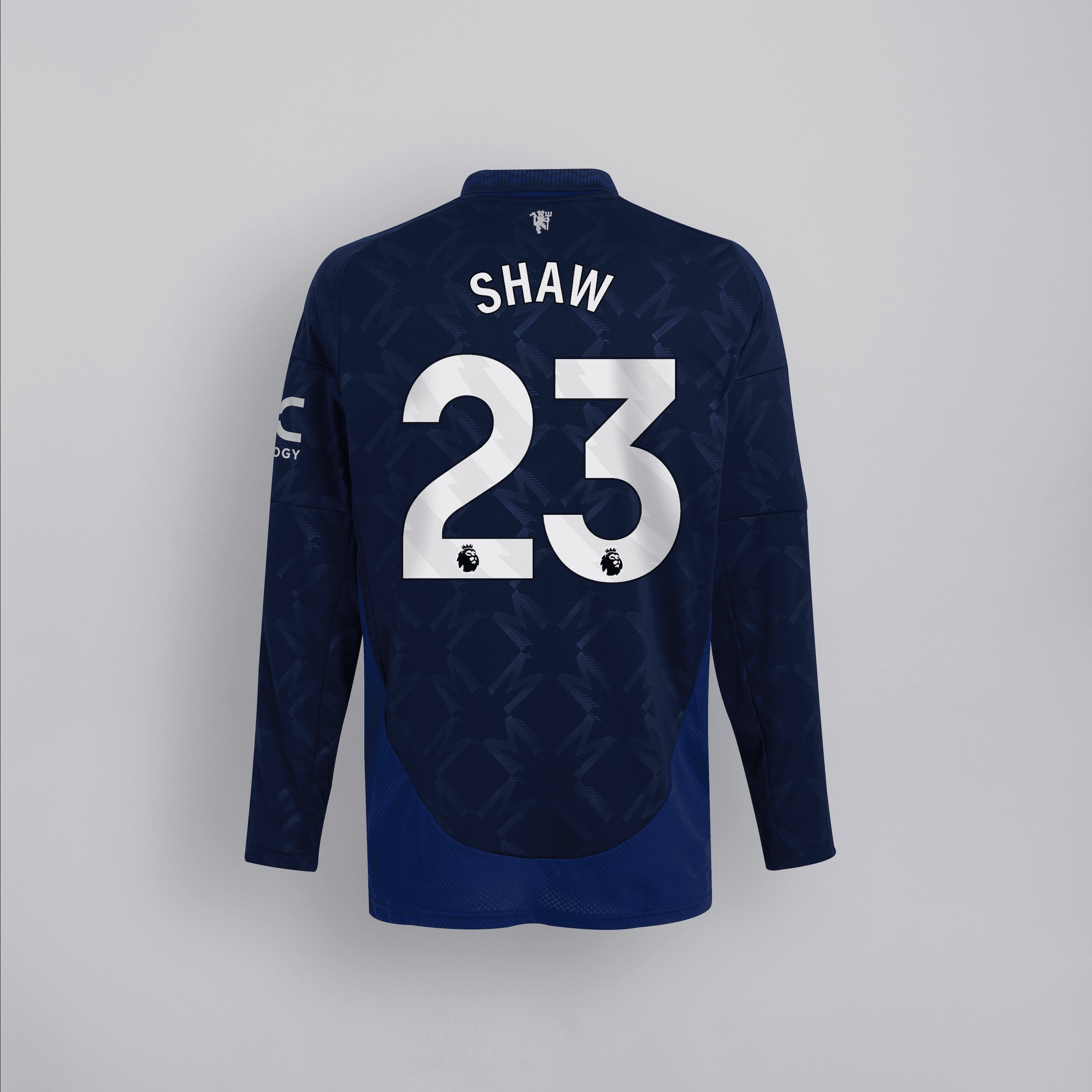 manchester united 2425 langarm-away-trikot – 23  luke shaw Kollektion – Exklusive Manchester United FC Trikots und Fanartikel