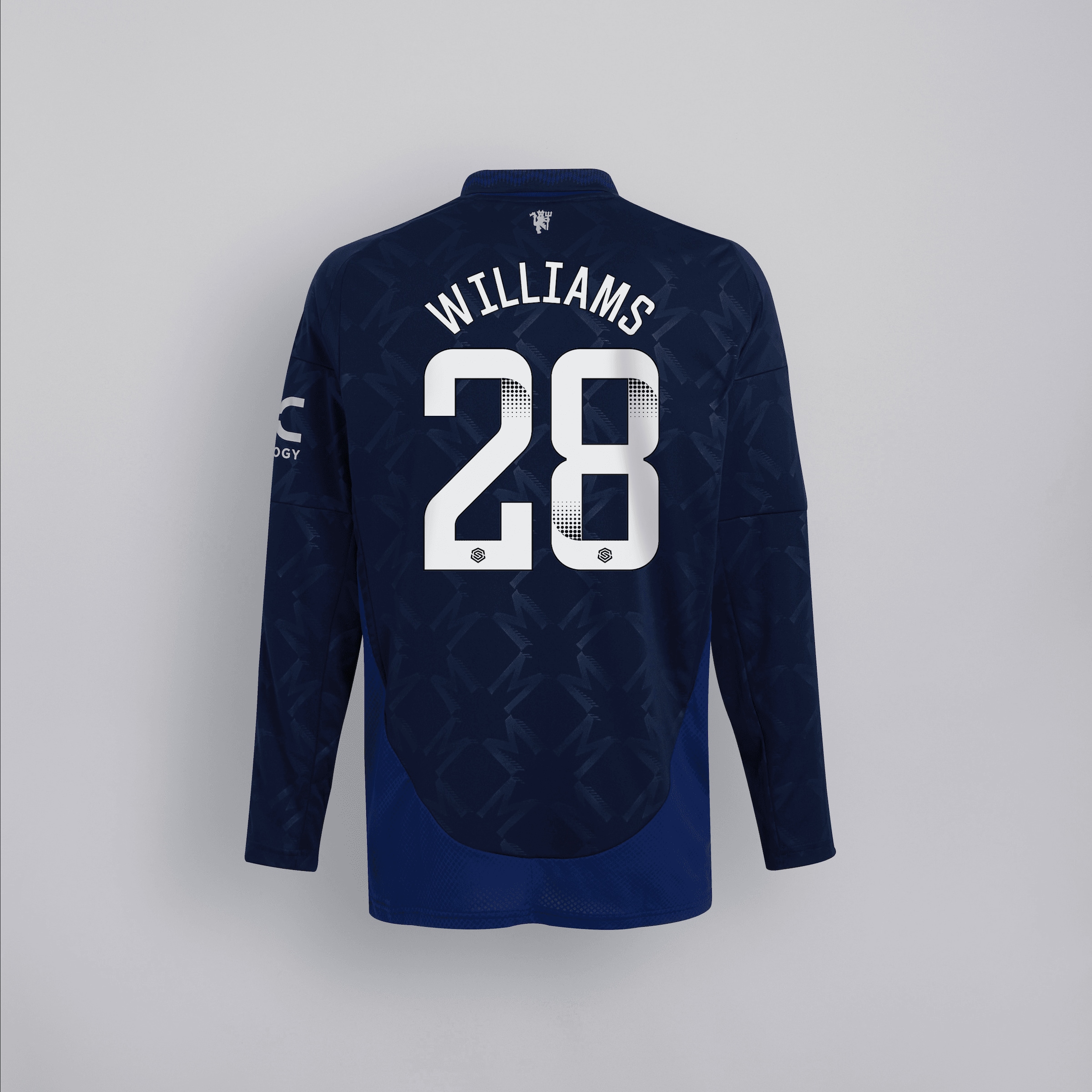 manchester united 2425 langarm-away-trikot – 28 rachel williams Kollektion – Exklusive Manchester United FC Trikots und Fanartikel