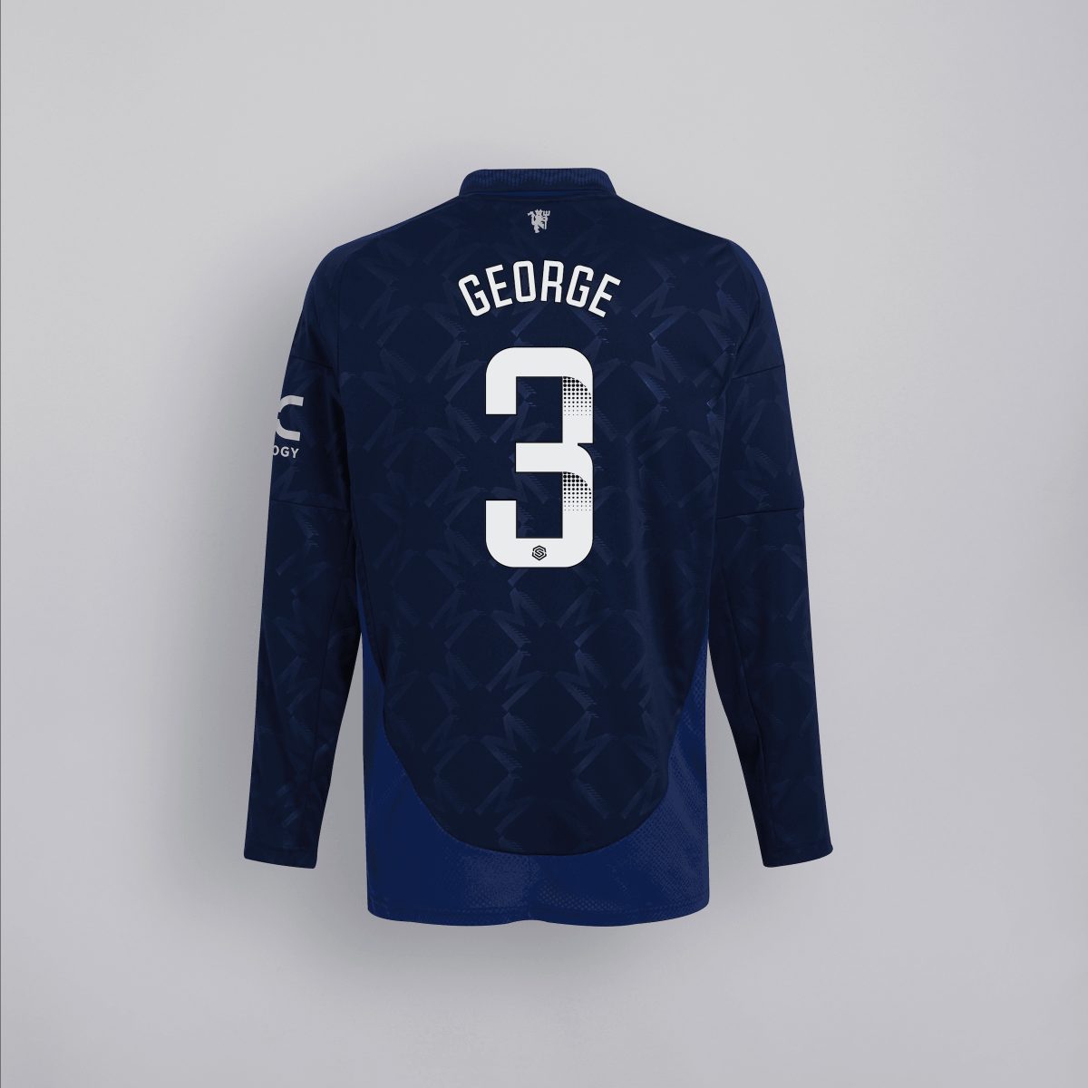 manchester united 2425 langarm-away-trikot – 3 gabrielle george Kollektion – Exklusive Manchester United FC Trikots und Fanartikel