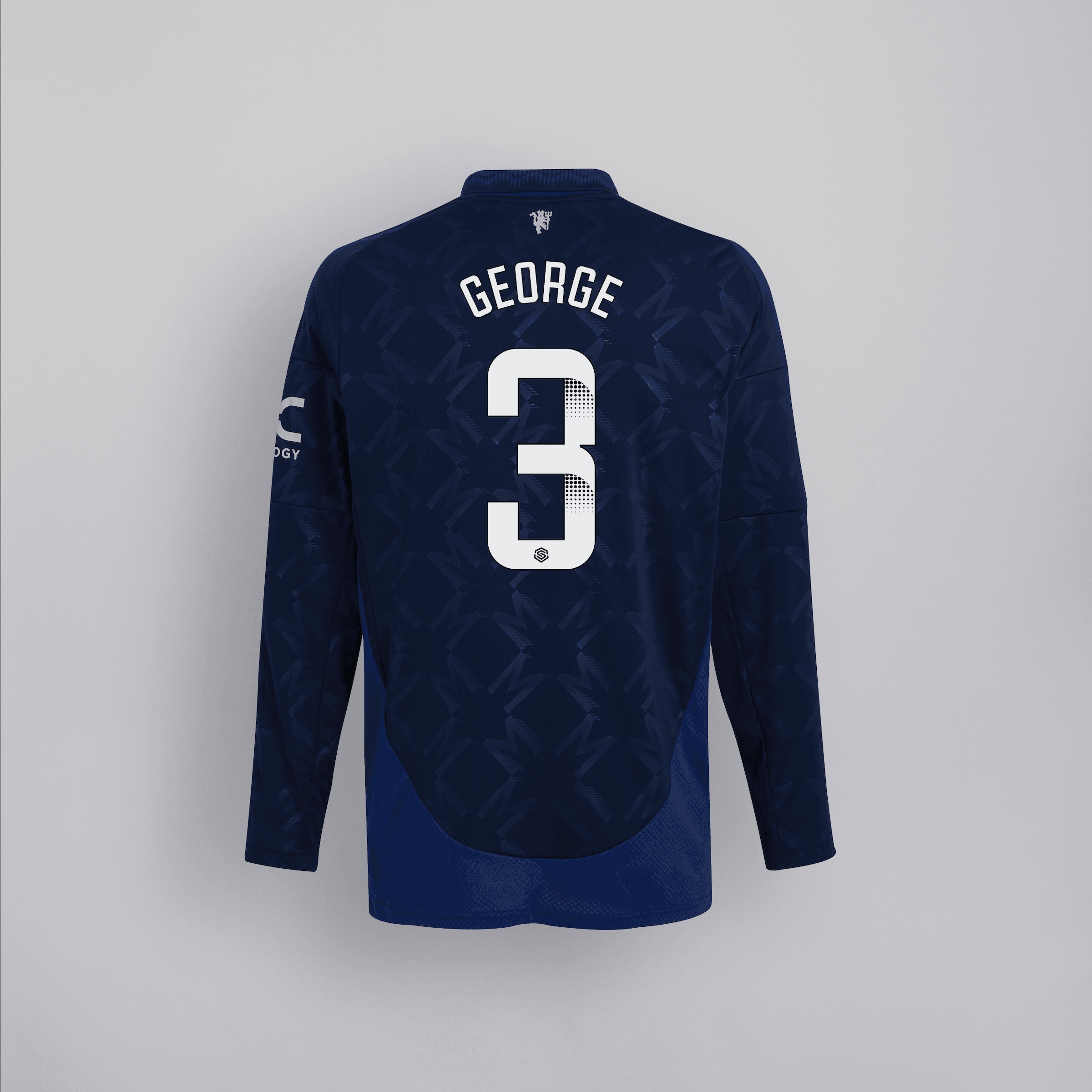 manchester united 2425 langarm-away-trikot – 3 gabrielle george Kollektion – Exklusive Manchester United FC Trikots und Fanartikel