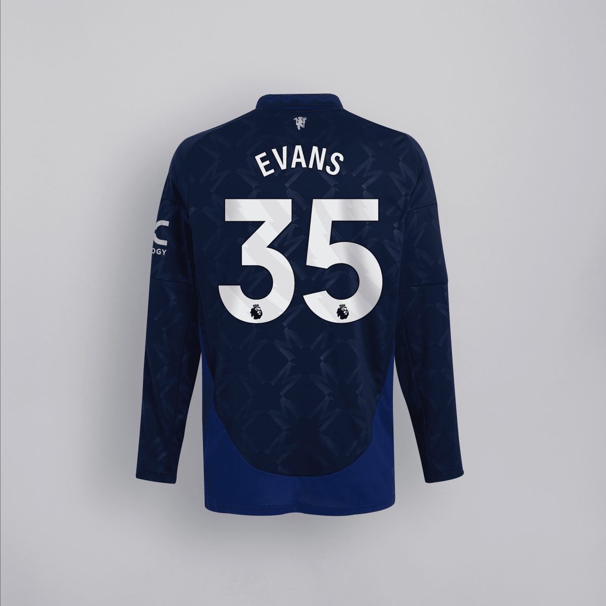 manchester united 2425 langarm-away-trikot – 35 jonny evans Kollektion – Exklusive Manchester United FC Trikots und Fanartikel
