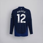 manchester united 2425 langarm-away-trikot kinder – 12 tyrell malacia Kollektion – Exklusive Manchester United FC Trikots und Fanartikel