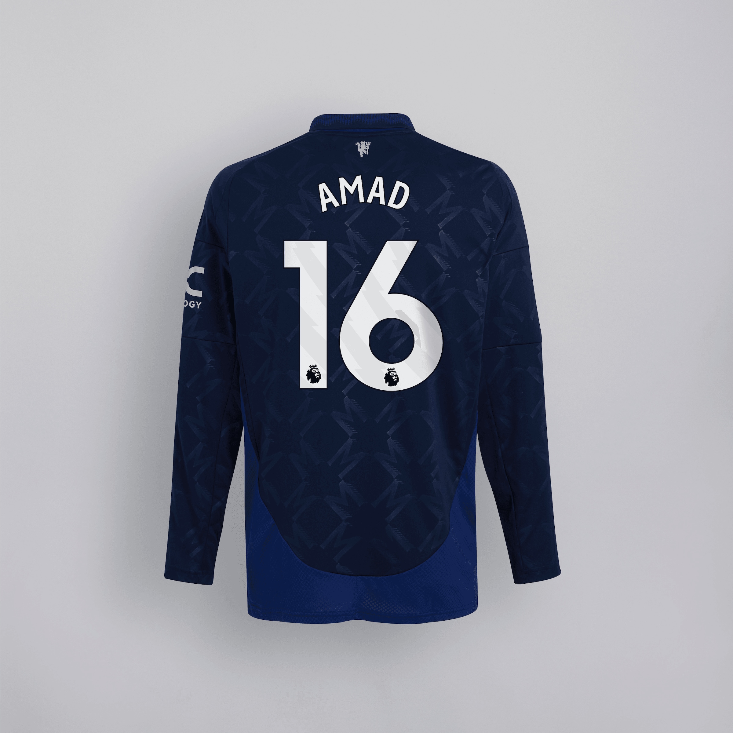 manchester united 2425 langarm-away-trikot kinder – 16 amad diallo Kollektion – Exklusive Manchester United FC Trikots und Fanartikel