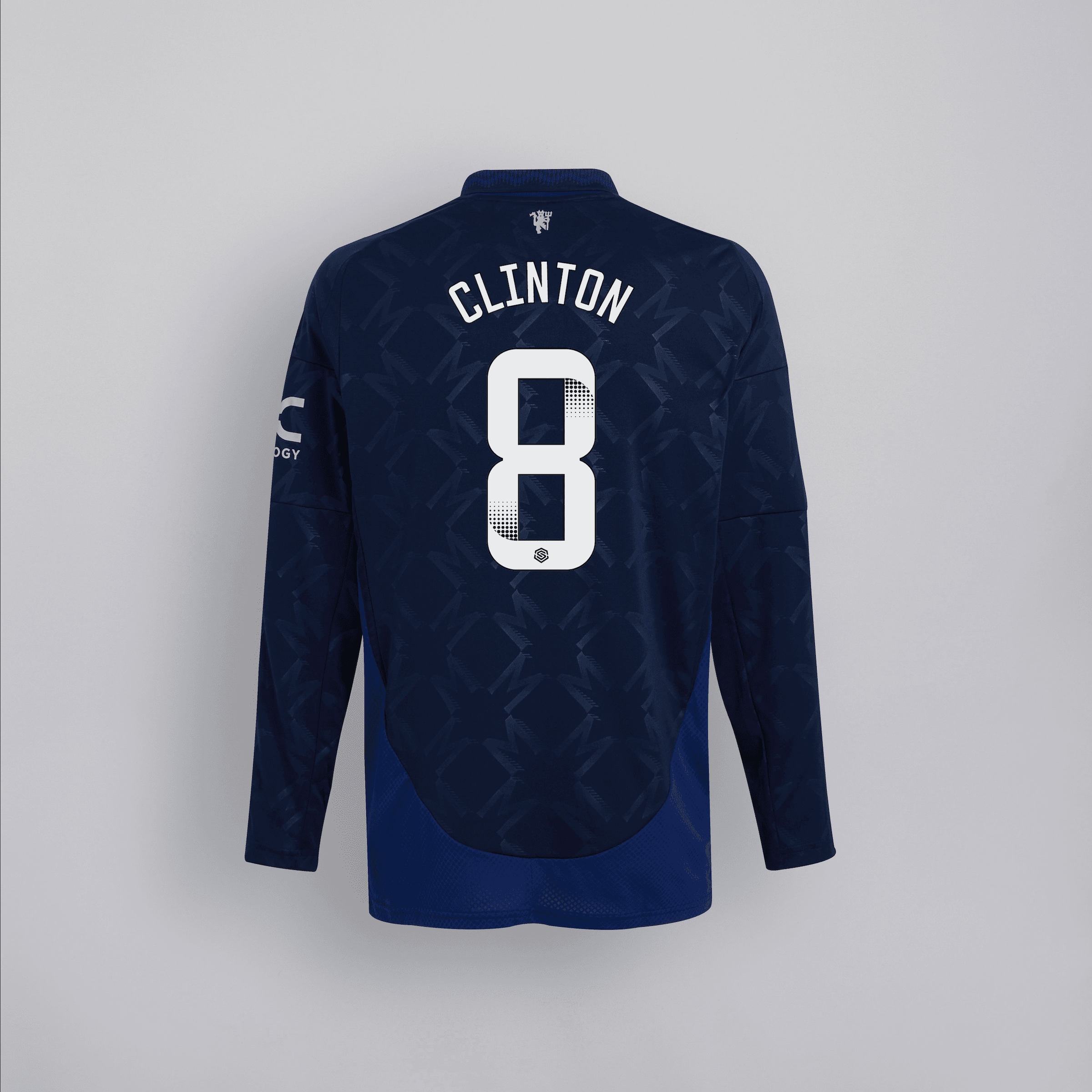 manchester united 2425 langarm-away-trikot kinder – 8 grace clinton Kollektion – Exklusive Manchester United FC Trikots und Fanartikel