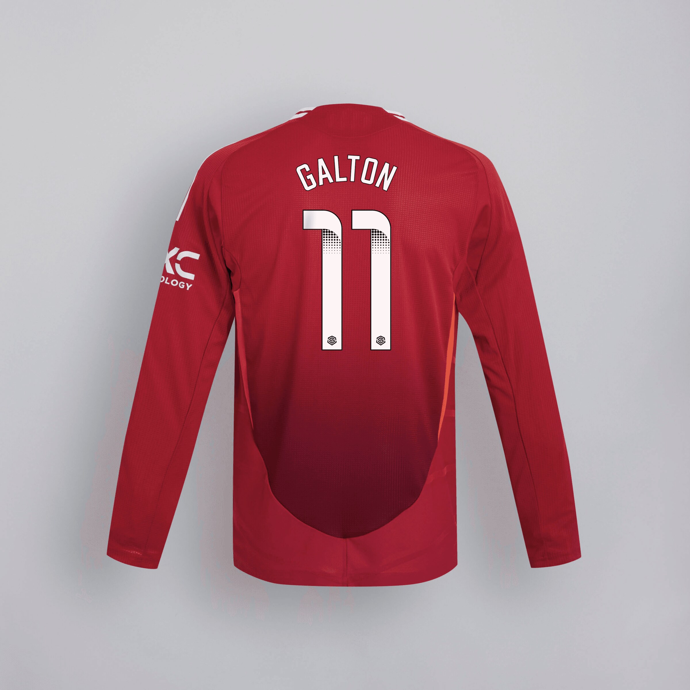 manchester united 2425 langarm home authentic trikot – 11 leah galton Kollektion – Exklusive Manchester United FC Trikots und Fanartikel