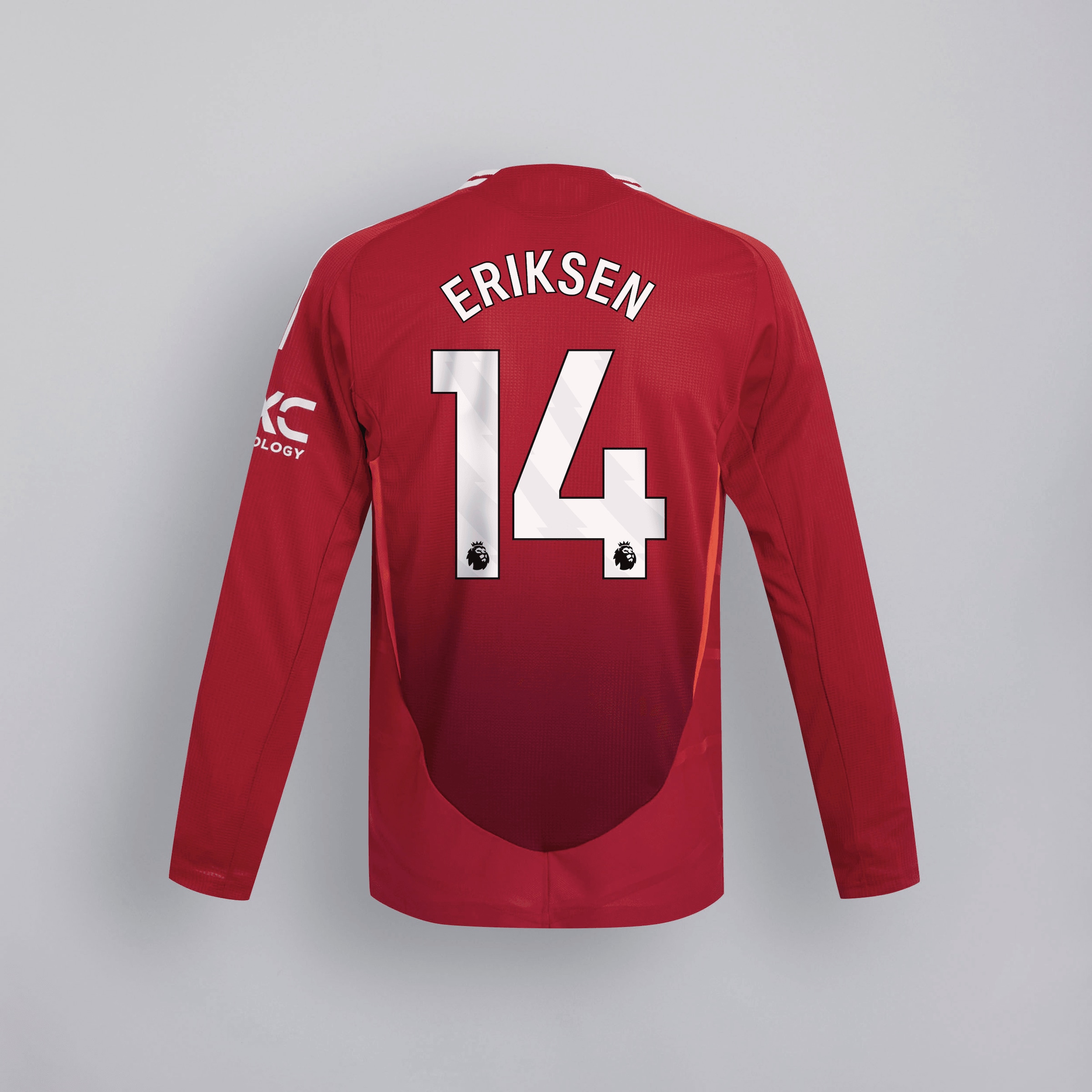 manchester united 2425 langarm home authentic trikot – 14 christian eriksen Kollektion – Exklusive Manchester United FC Trikots und Fanartikel