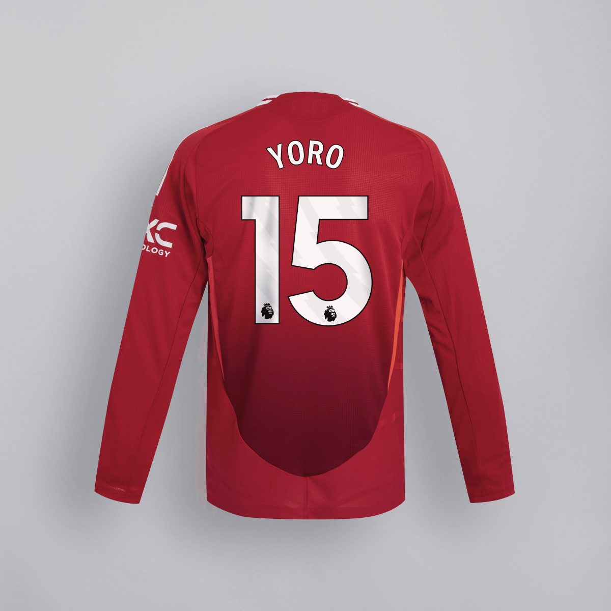 manchester united 2425 langarm home authentic trikot – 15 leny yoro Kollektion – Exklusive Manchester United FC Trikots und Fanartikel