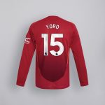 manchester united 2425 langarm home authentic trikot – 15 leny yoro Kollektion – Exklusive Manchester United FC Trikots und Fanartikel