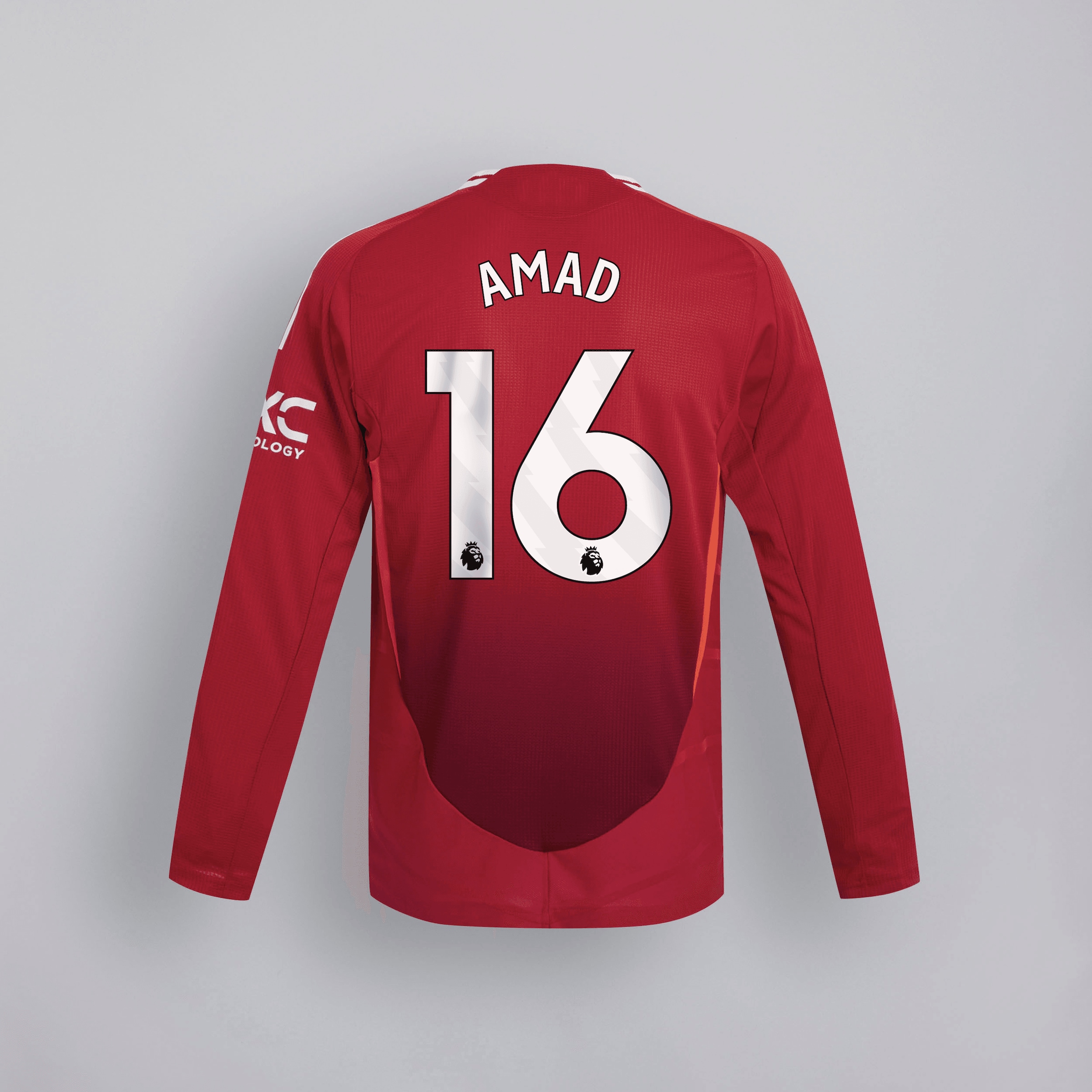 manchester united 2425 langarm home authentic trikot – 16 amad diallo Kollektion – Exklusive Manchester United FC Trikots und Fanartikel