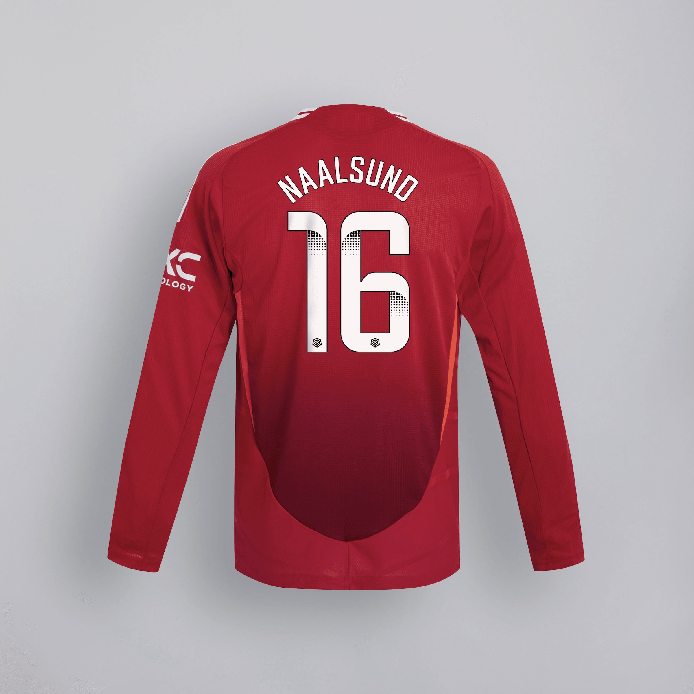 manchester united 2425 langarm home authentic trikot – 16 lisa naalsund Kollektion – Exklusive Manchester United FC Trikots und Fanartikel