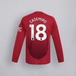 manchester united 2425 langarm home authentic trikot – 18 casemiro Kollektion – Exklusive Manchester United FC Trikots und Fanartikel