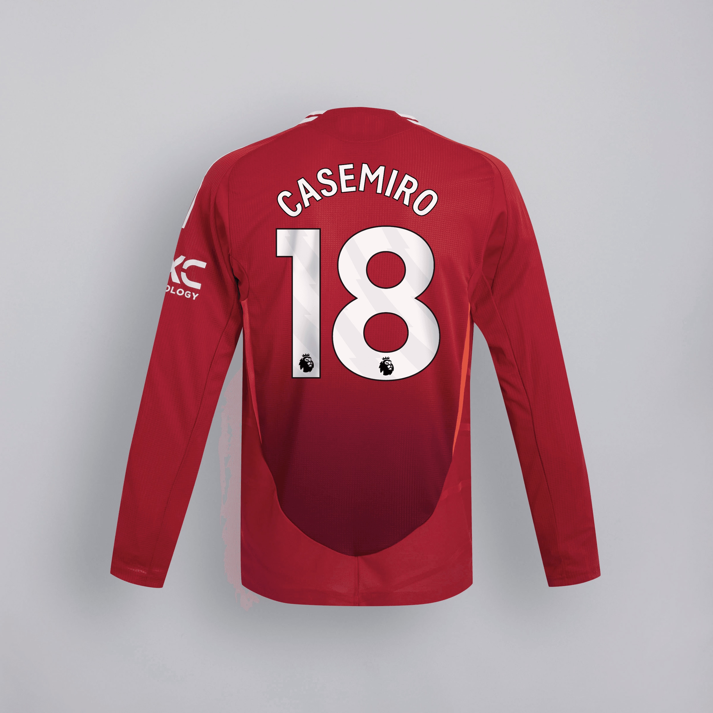 manchester united 2425 langarm home authentic trikot – 18 casemiro Kollektion – Exklusive Manchester United FC Trikots und Fanartikel