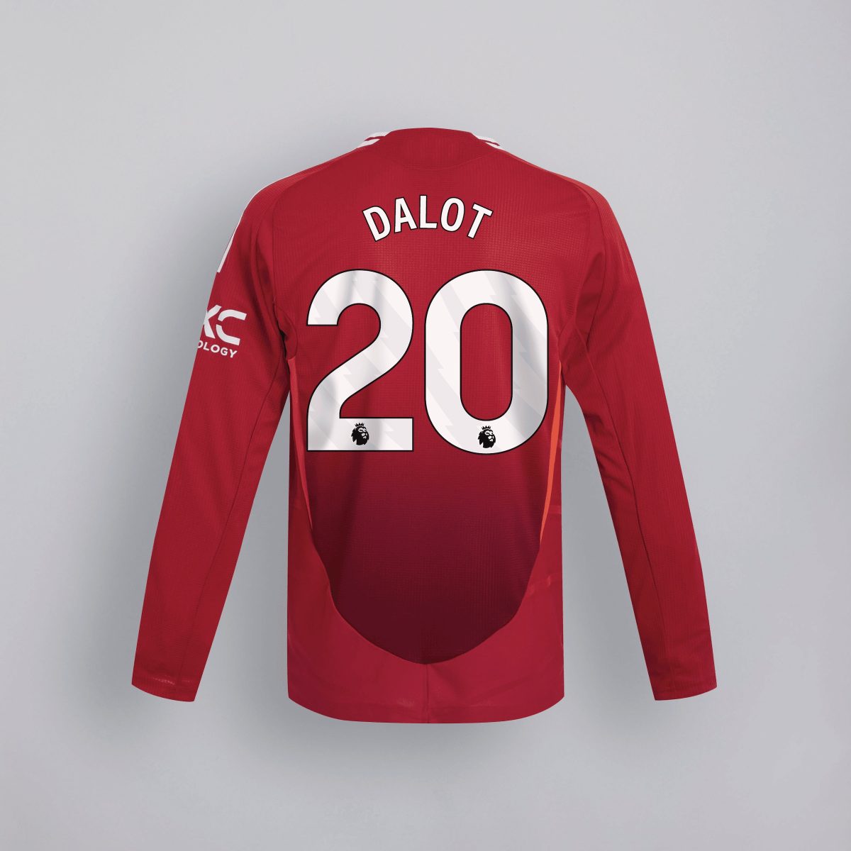 manchester united 2425 langarm home authentic trikot – 20 diogo dalot Kollektion – Exklusive Manchester United FC Trikots und Fanartikel