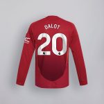 manchester united 2425 langarm home authentic trikot – 20 diogo dalot Kollektion – Exklusive Manchester United FC Trikots und Fanartikel