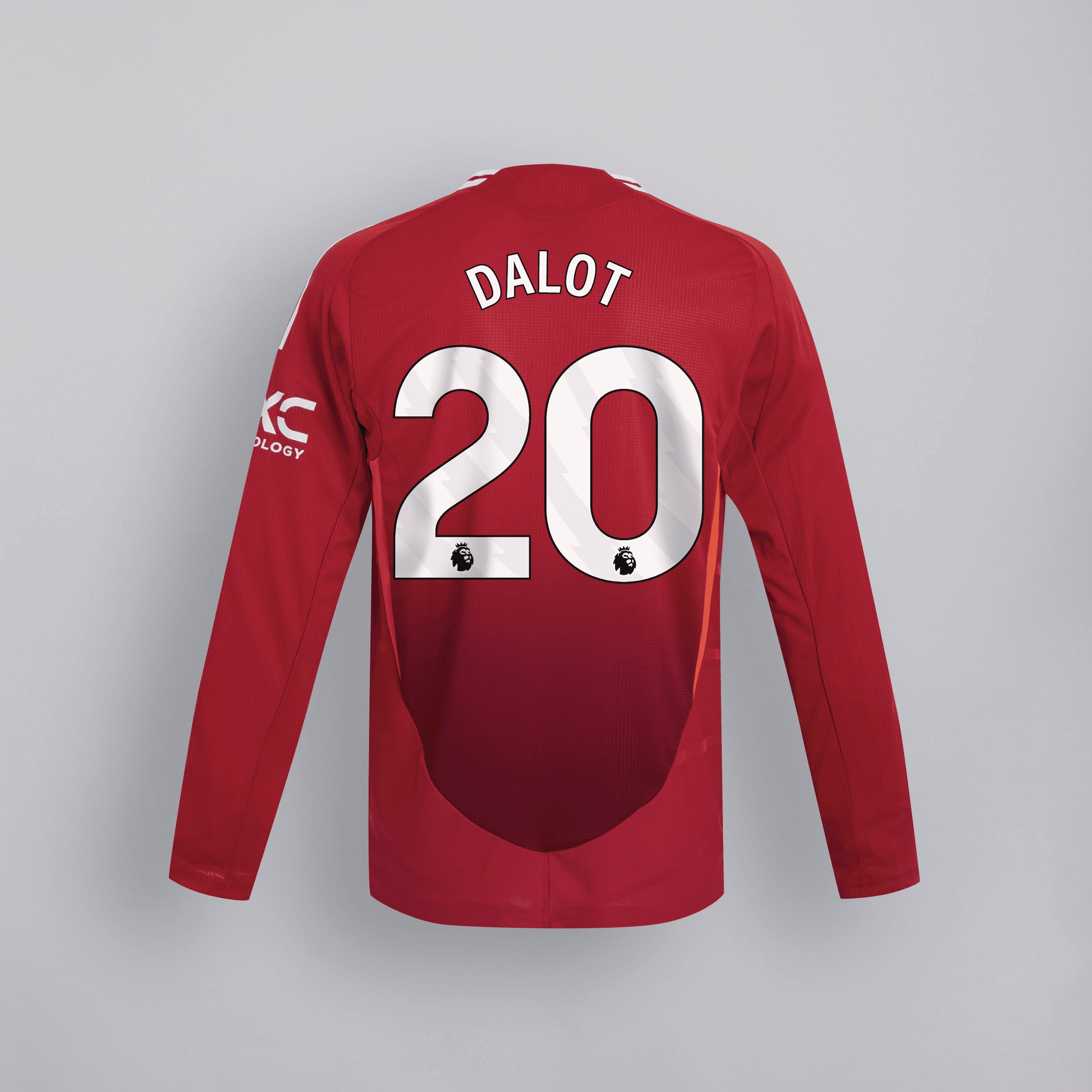 manchester united 2425 langarm home authentic trikot – 20 diogo dalot Kollektion – Exklusive Manchester United FC Trikots und Fanartikel