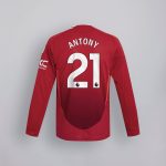 manchester united 2425 langarm home authentic trikot – 21 antony Kollektion – Exklusive Manchester United FC Trikots und Fanartikel