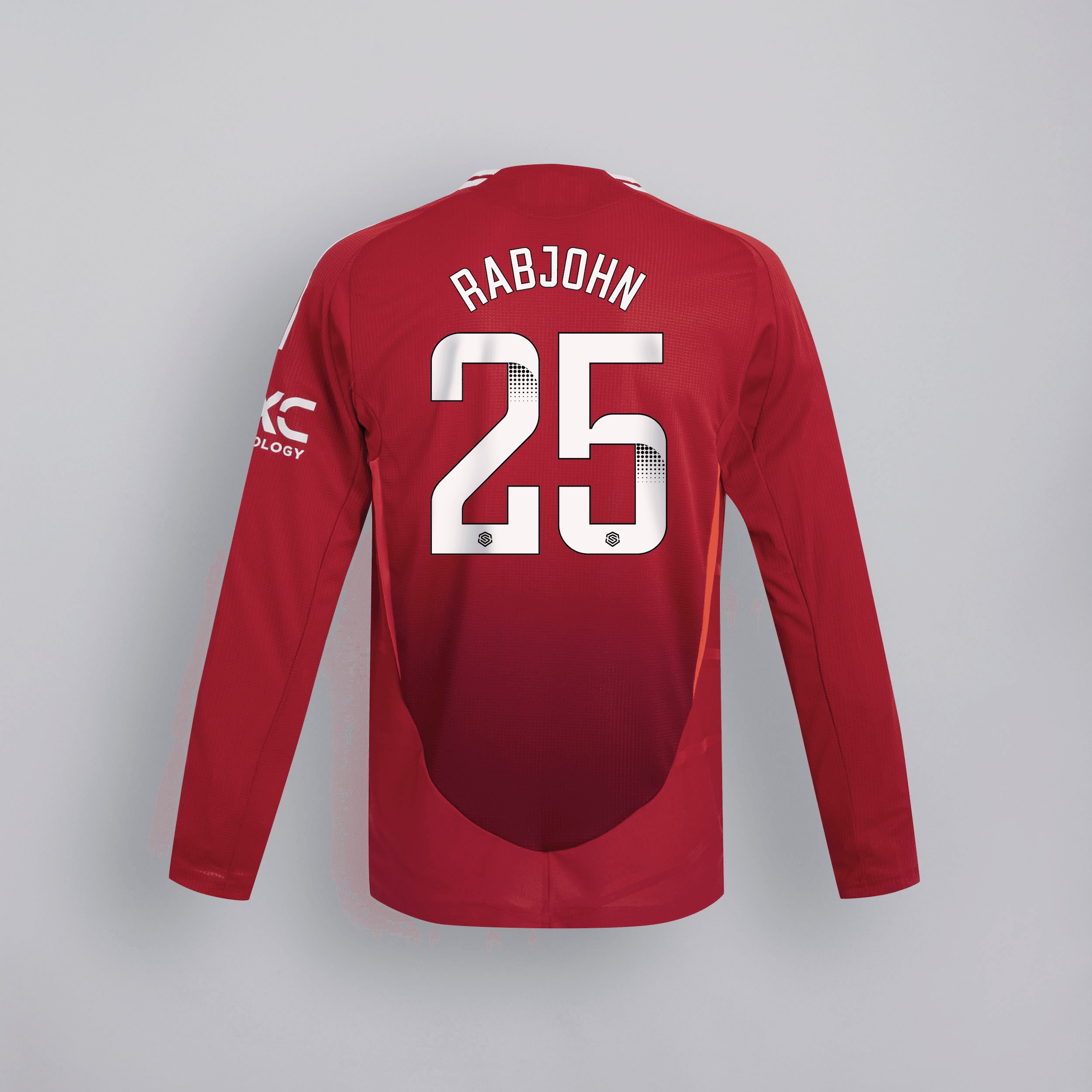 manchester united 2425 langarm home authentic trikot – 25 evie rabjohn Kollektion – Exklusive Manchester United FC Trikots und Fanartikel