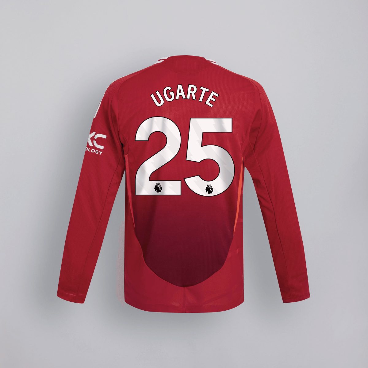 manchester united 2425 langarm home authentic trikot – 25 manuel ugarte Kollektion – Exklusive Manchester United FC Trikots und Fanartikel