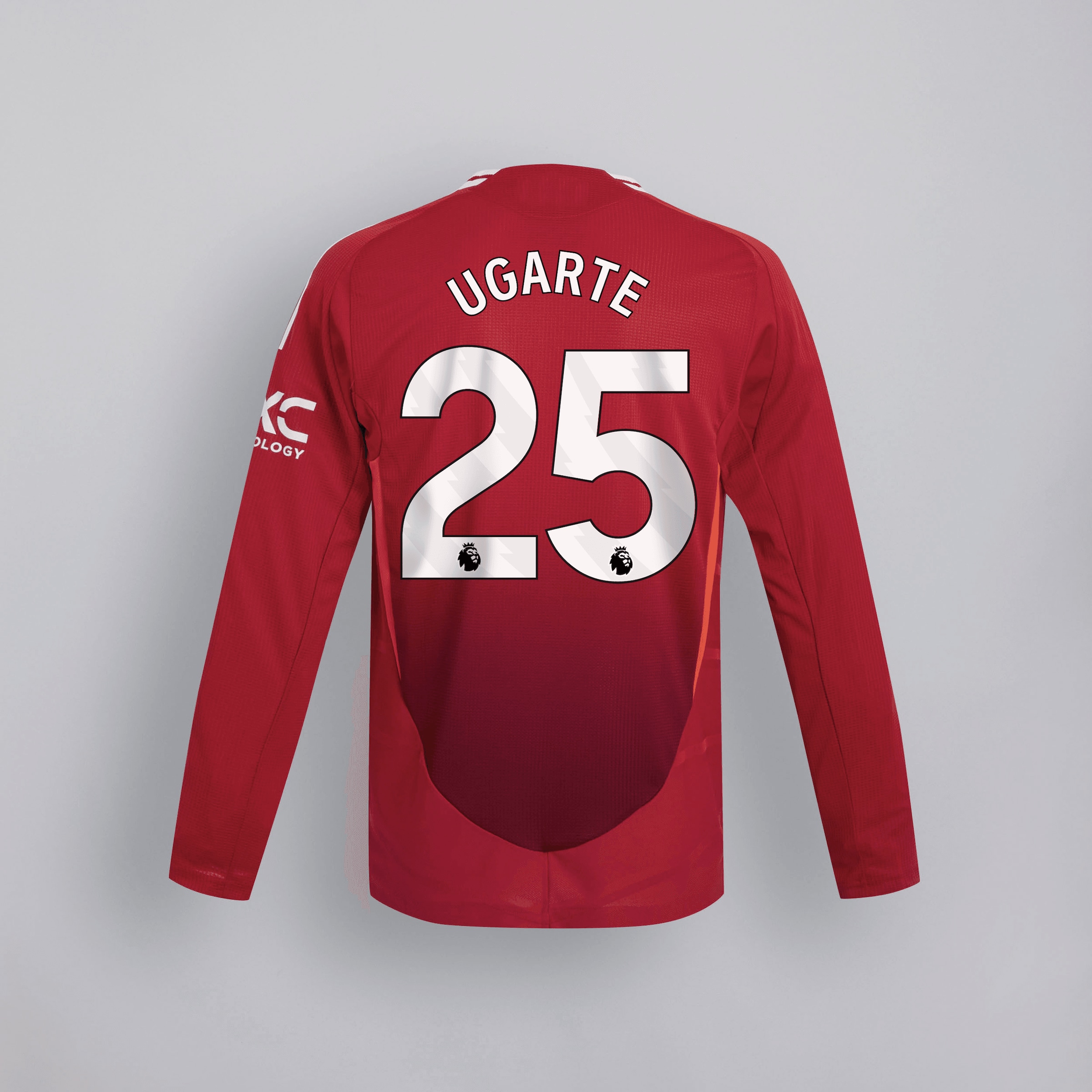 manchester united 2425 langarm home authentic trikot – 25 manuel ugarte Kollektion – Exklusive Manchester United FC Trikots und Fanartikel