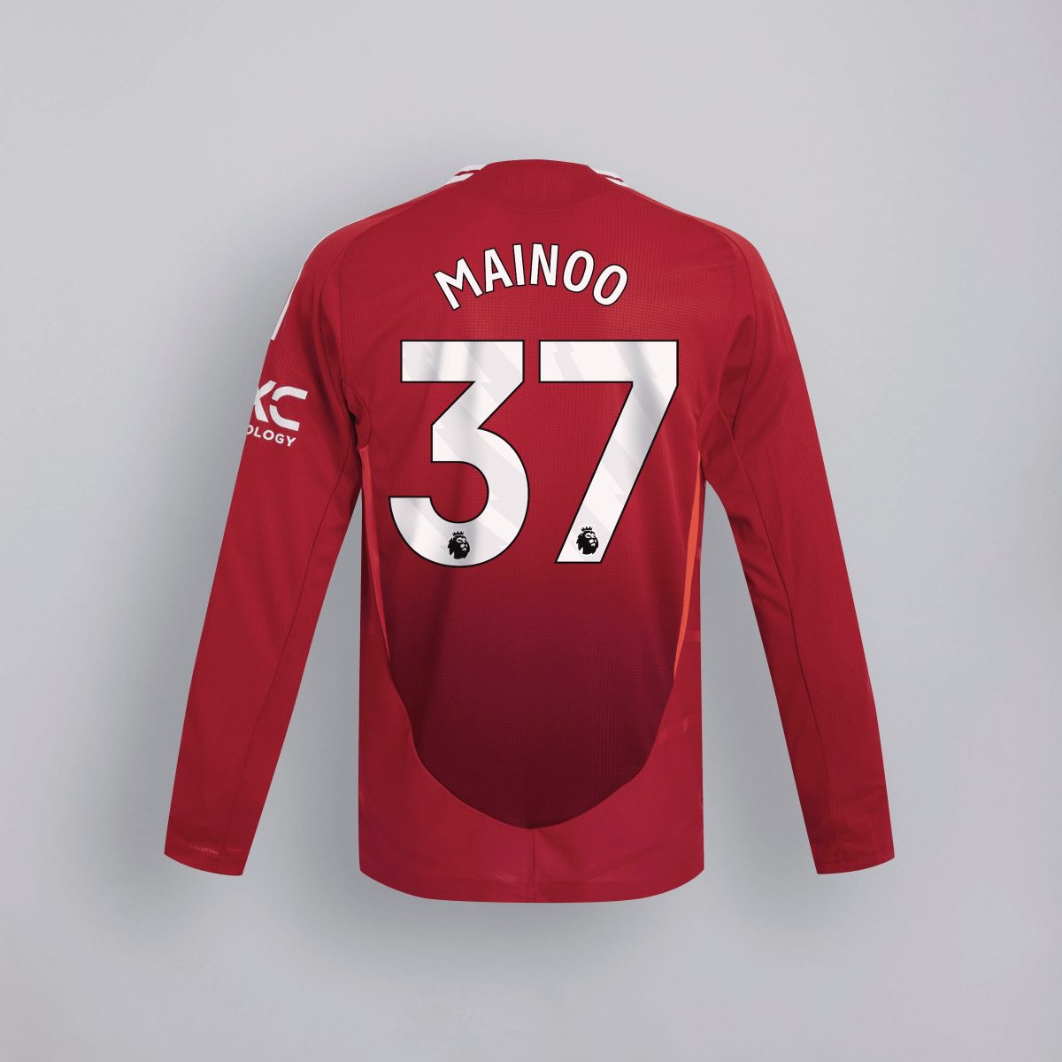 manchester united 2425 langarm home authentic trikot – 37 kobbie mainoo Kollektion – Exklusive Manchester United FC Trikots und Fanartikel