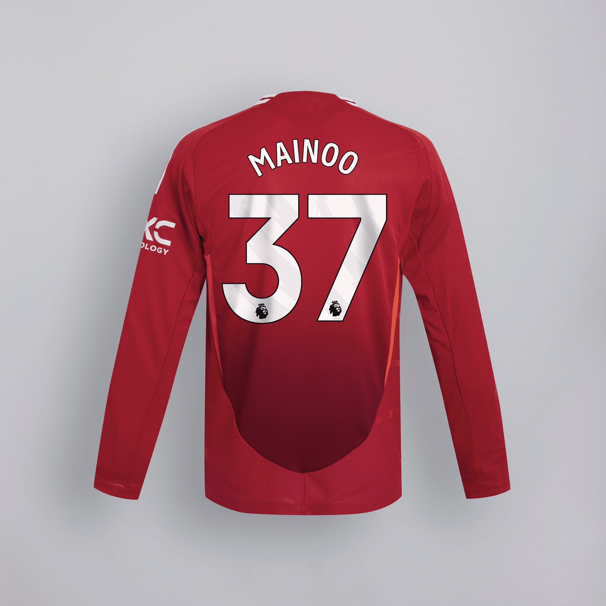 manchester united 2425 langarm home authentic trikot – 37 kobbie mainoo Kollektion – Exklusive Manchester United FC Trikots und Fanartikel