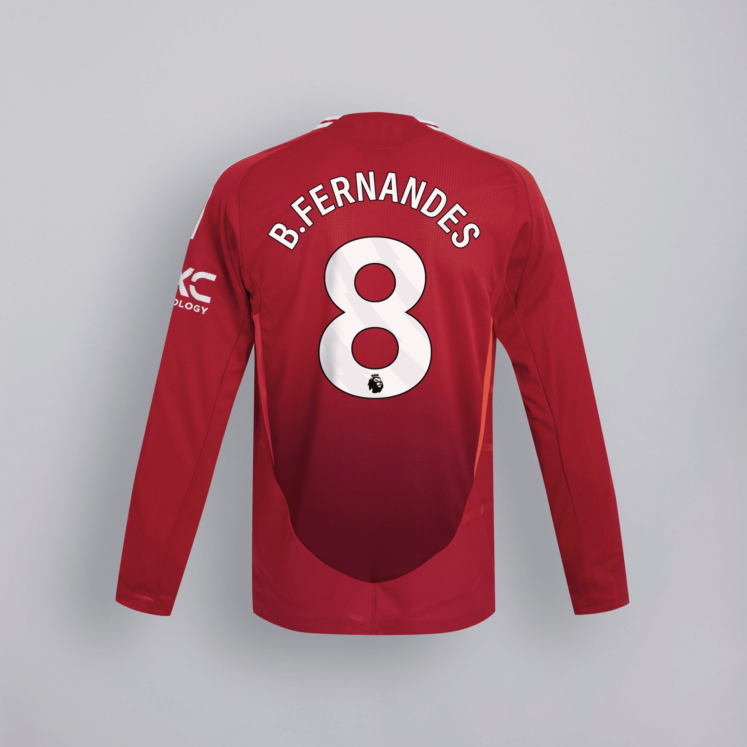 manchester united 2425 langarm home authentic trikot – 8 bruno fernandes Kollektion – Exklusive Manchester United FC Trikots und Fanartikel