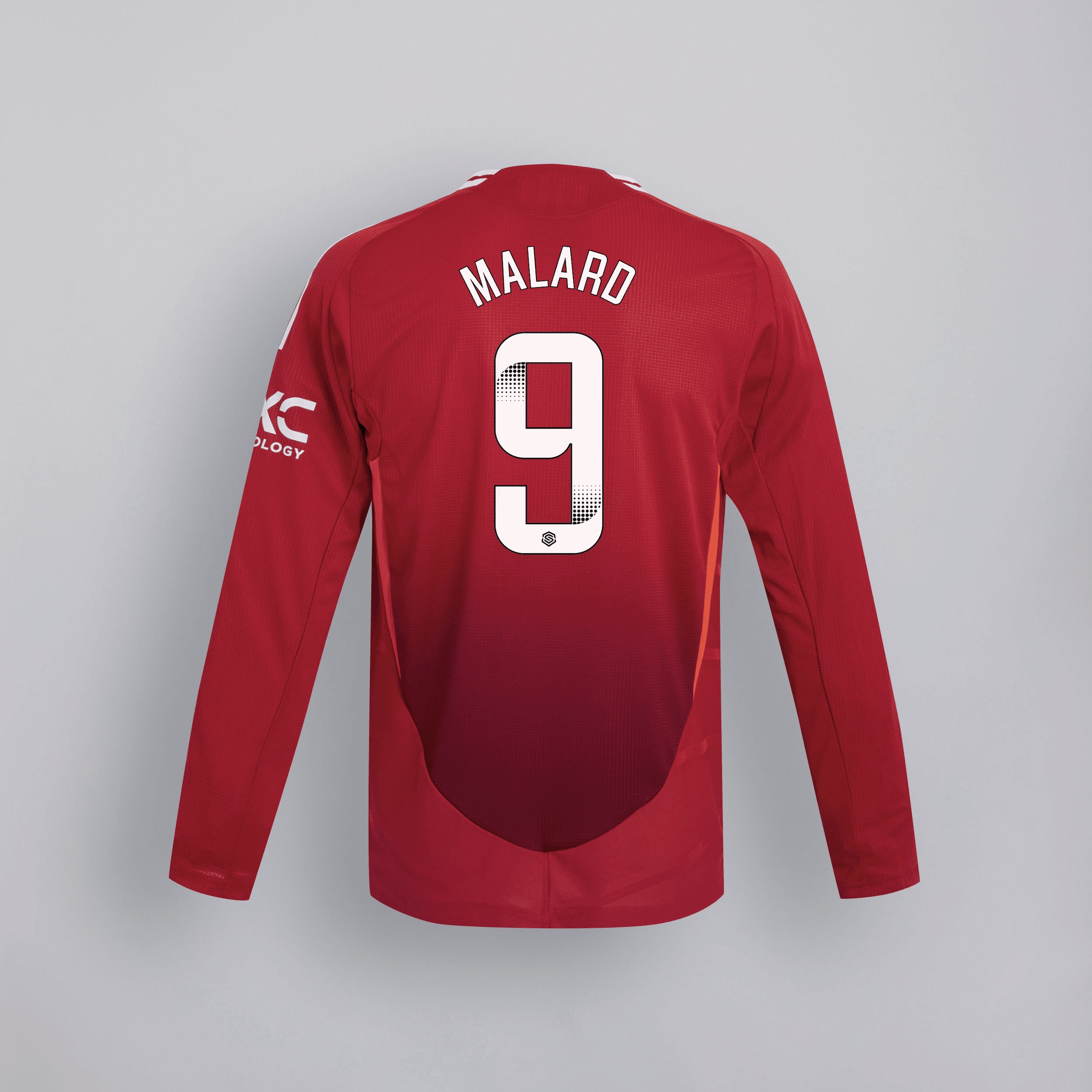 manchester united 2425 langarm home authentic trikot – 9 melvine malard Kollektion – Exklusive Manchester United FC Trikots und Fanartikel