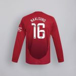 manchester united 2425 langarm home trikot – 16 lisa naalsund Kollektion – Exklusive Manchester United FC Trikots und Fanartikel