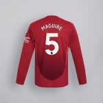 manchester united 2425 langarm home trikot – 5 harry maguire Kollektion – Exklusive Manchester United FC Trikots und Fanartikel