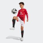 manchester united 2425 langarm home trikot kinder – 25 manuel ugarte Kollektion – Exklusive Manchester United FC Trikots und Fanartikel