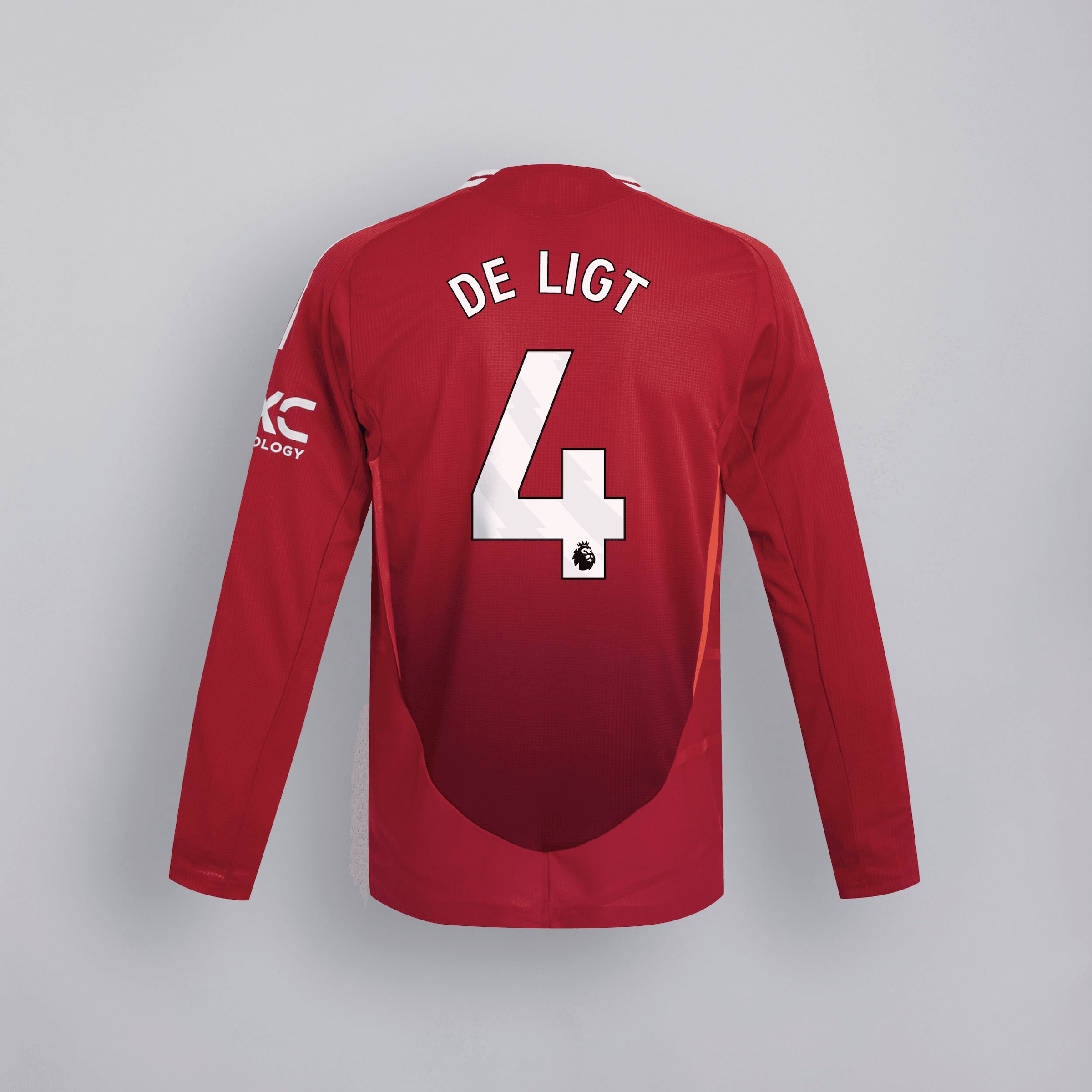 manchester united 2425 langarm home trikot kinder – 4 matthijs de ligt Kollektion – Exklusive Manchester United FC Trikots und Fanartikel