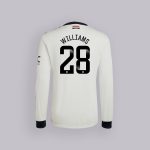 manchester united 2425 langarm third trikot – 28 rachel williams Kollektion – Exklusive Manchester United FC Trikots und Fanartikel