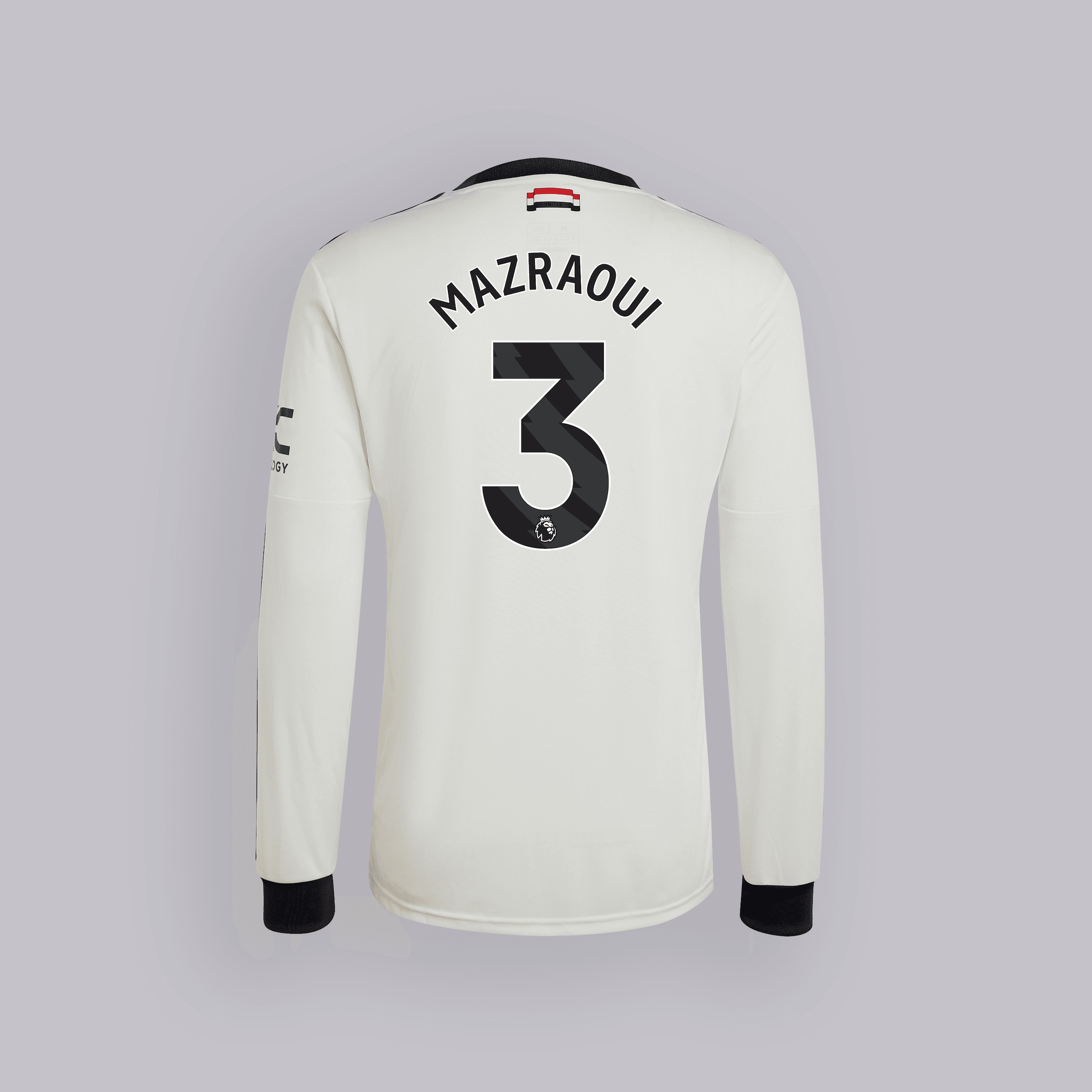 manchester united 2425 langarm third trikot – 3 noussair mazraoui Kollektion – Exklusive Manchester United FC Trikots und Fanartikel
