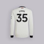 manchester united 2425 langarm third trikot – 35 jonny evans Kollektion – Exklusive Manchester United FC Trikots und Fanartikel