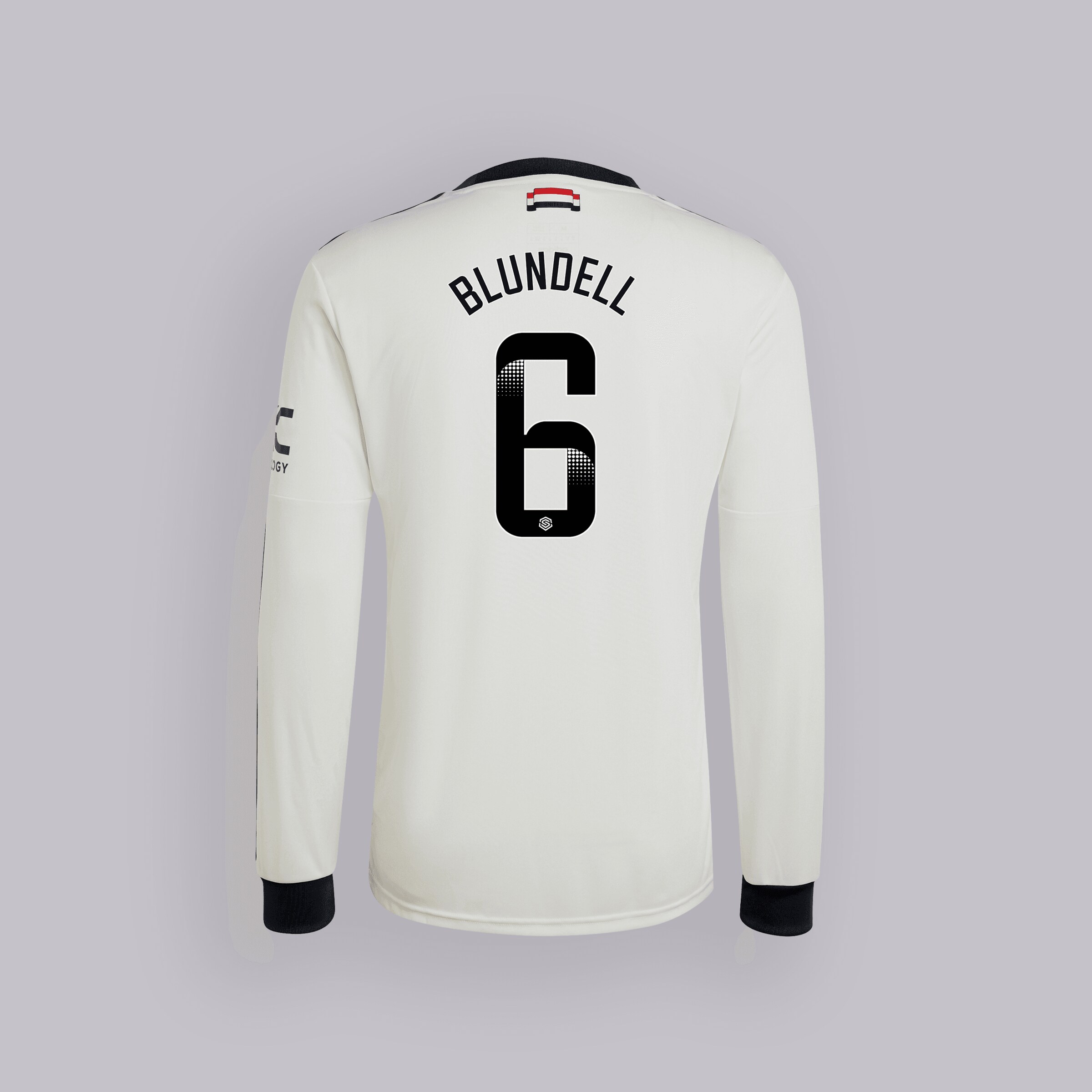manchester united 2425 langarm third trikot – 6 hannah blundell Kollektion – Exklusive Manchester United FC Trikots und Fanartikel