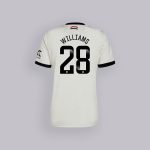 manchester united 2425 third authentic trikot – 28 rachel williams Kollektion – Exklusive Manchester United FC Trikots und Fanartikel