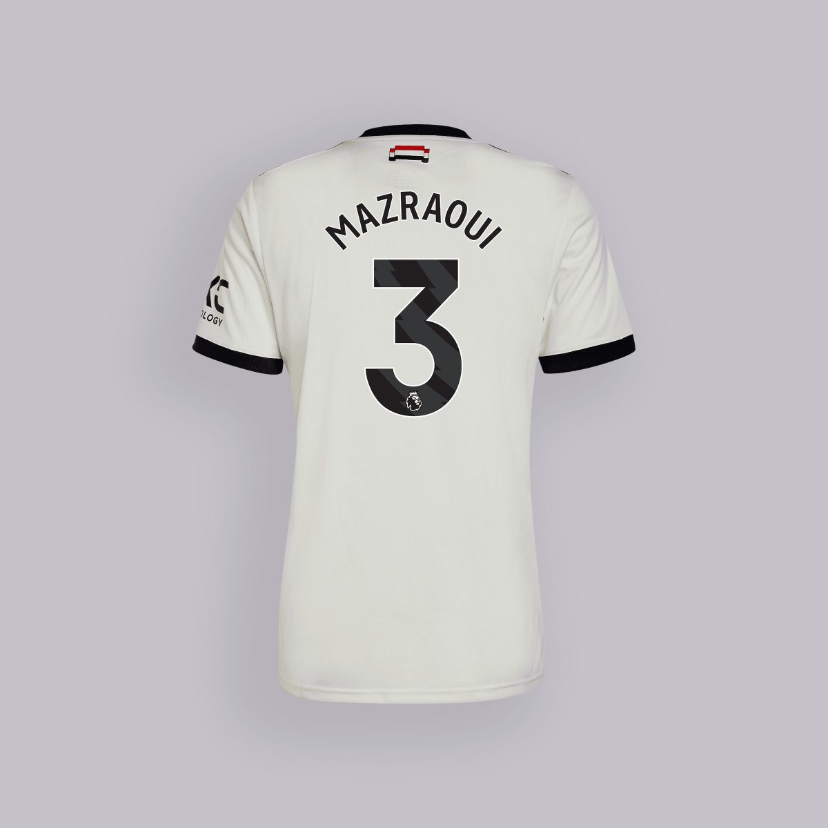 manchester united 2425 third trikot damen – 3 noussair mazraoui Kollektion – Exklusive Manchester United FC Trikots und Fanartikel