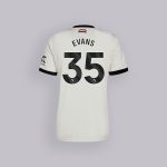 manchester united 2425 third trikot damen – 35 jonny evans Kollektion – Exklusive Manchester United FC Trikots und Fanartikel